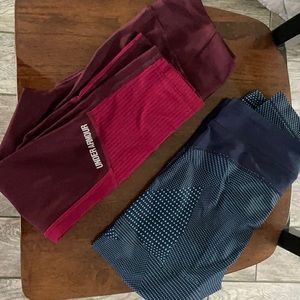 Multi colored (2 pairs for 1) Under Armour leggings